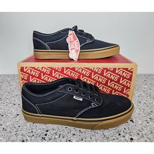 VANS Atwood Black Gum Men's Size 9VN00015GQ1Y Shoes Sneakers New in Box Canvas